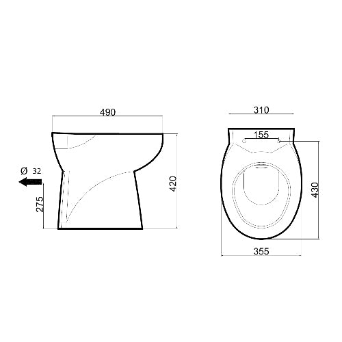 Sani-Turbine macerating toilet