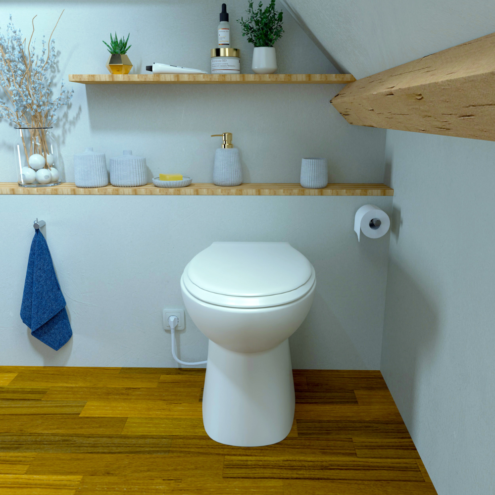 Sani-Turbine macerating toilet