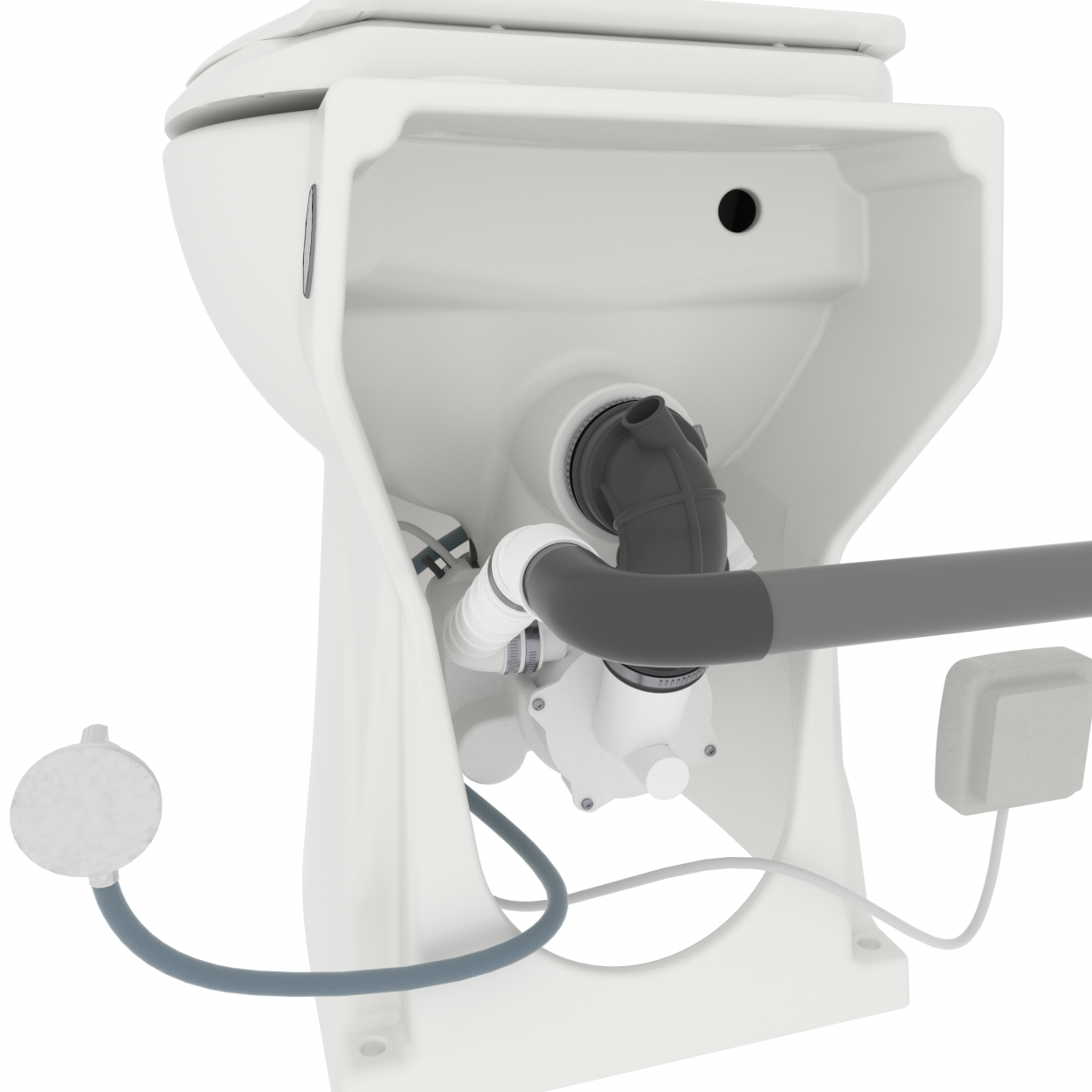 Sani-Turbine macerating toilet