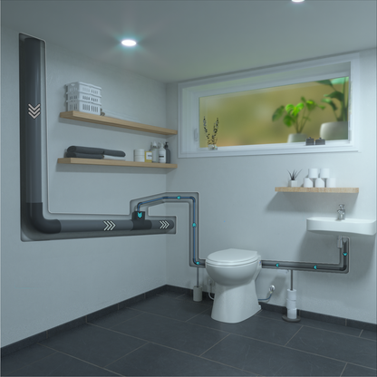 Sani-Turbine Plus macerating toilet