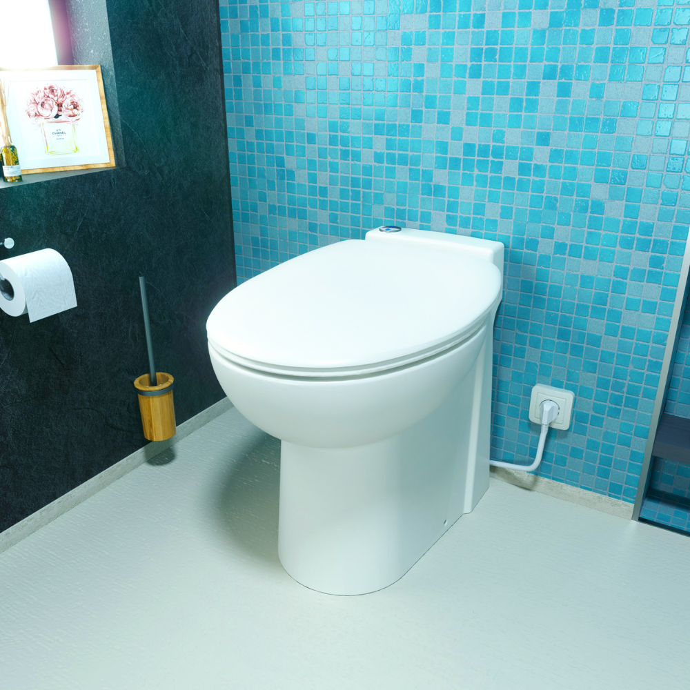 Sani-Start dual flush macerating toilet