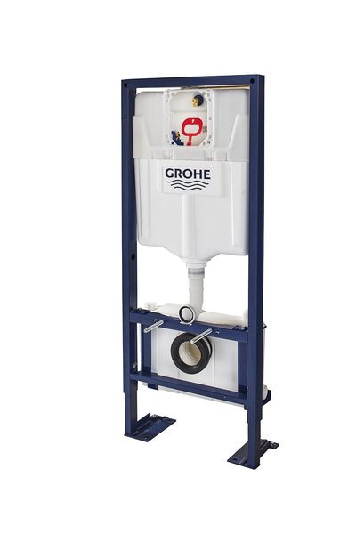 Sani-Wand Wall: Grohe support frame + macerator