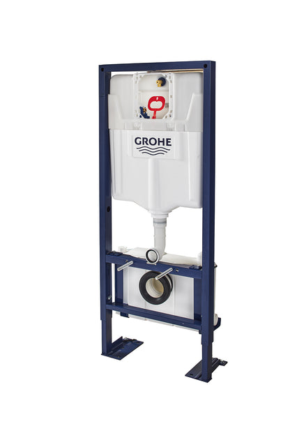 Sani-Wand Wall: Grohe support frame + macerator