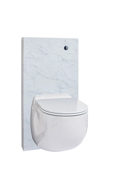 Sani-Wand Plus Design macerating toilet - White marble